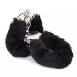 Soft Adjustable Furry Leather Handcuffs