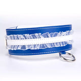 Exquisite Blue Lace BDSM Collar