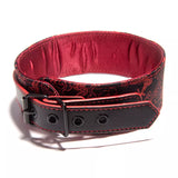 Adjustable Leather BDSM Collar