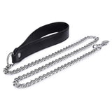 Sophisticated Black BDSM Collar & Leash Set