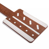 Luxury Dual-Sided Satin & Leather Spanking Paddle