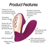 G-Spot Vibrator and Clitoris Sucker – Dual Stimulation, USB Rechargeable, Waterproof