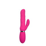 Double Motors Thrusting Vibrating Rabbit – Dual Stimulation, USB Rechargeable, Waterproof