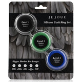 Je Joue Luxury Silicone Cock Ring 3 Pack