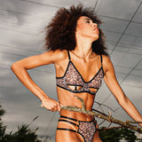 Leopard Savannah Temptation Strappy Garter Belt