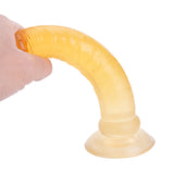 Strap-On Dildo with Suction Cup – Vibrant Yellow