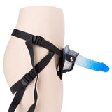 Adjustable Strap-On Dildo Panties – Realistic Blue Penis