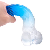 Adjustable Strap-On Dildo Panties – Realistic Blue Penis