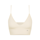 The TENCEL™ Seamless Bralette - White Sand