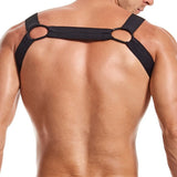 Jockmail Men's Elastic Chest Harness - Elevate Your Allure