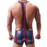 Men's Rainbow Singlet - Vibrant Colors and Unity Design