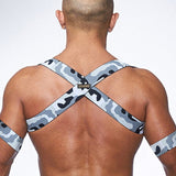 Men's Camo Elastic Harness - Unleash Your Inner Diva