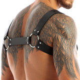 Zipper X-Gay Man Chest Harness - Bold and Alluring