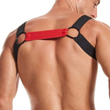 Jockmail Men's Elastic Chest Harness - Elevate Your Allure