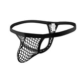 CLEVER-MENMODE Sexy Sheer Fishnet Thongs - Irresistibly Alluring