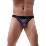 Gay Rainbow Sparkle Pouch Jockstrap - Flaunt Your Pride