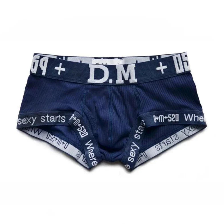 DM Men's Numbers Boxer Briefs - Playful and Stylish