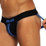 ORLVS Men's Racing Stripe Jockstrap - Sporty and Stylish