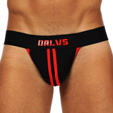 ORLVS Men's Racing Stripe Jockstrap - Sporty and Stylish