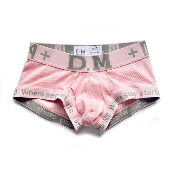 DM Men's Numbers Boxer Briefs - Playful and Stylish