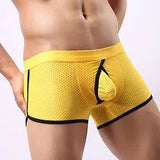 Men's Mesh Cage Boxer Briefs - Supportive and Eye-Catching