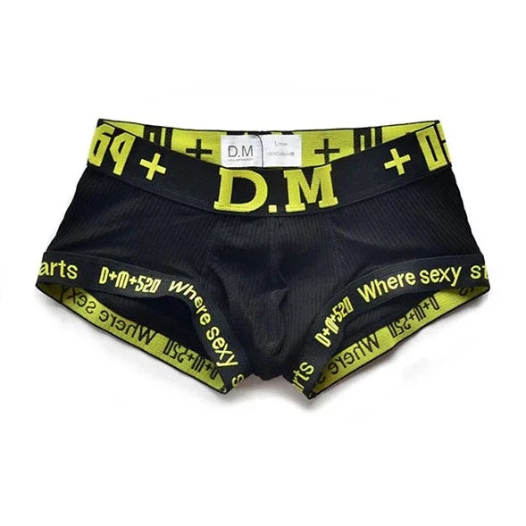 DM Men's Numbers Boxer Briefs - Playful and Stylish