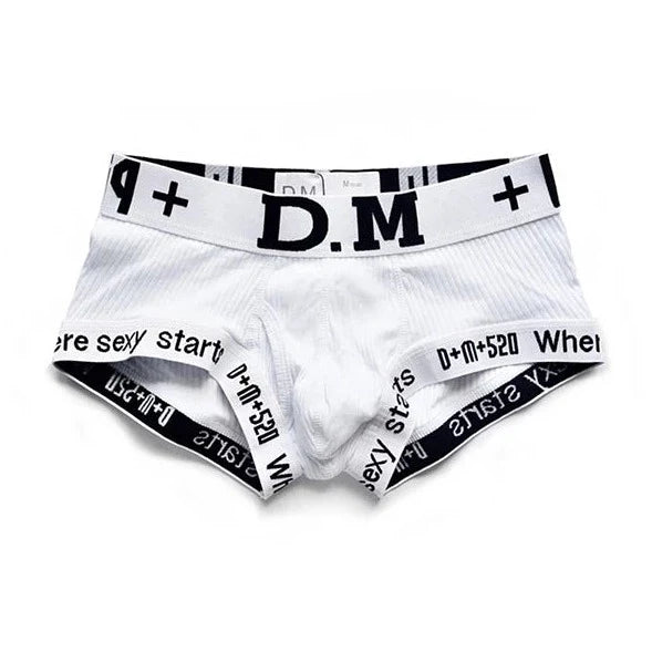 DM Men's Numbers Boxer Briefs - Playful and Stylish