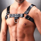 Men's Basic Black Shoulder Harness - Embrace Your Charm