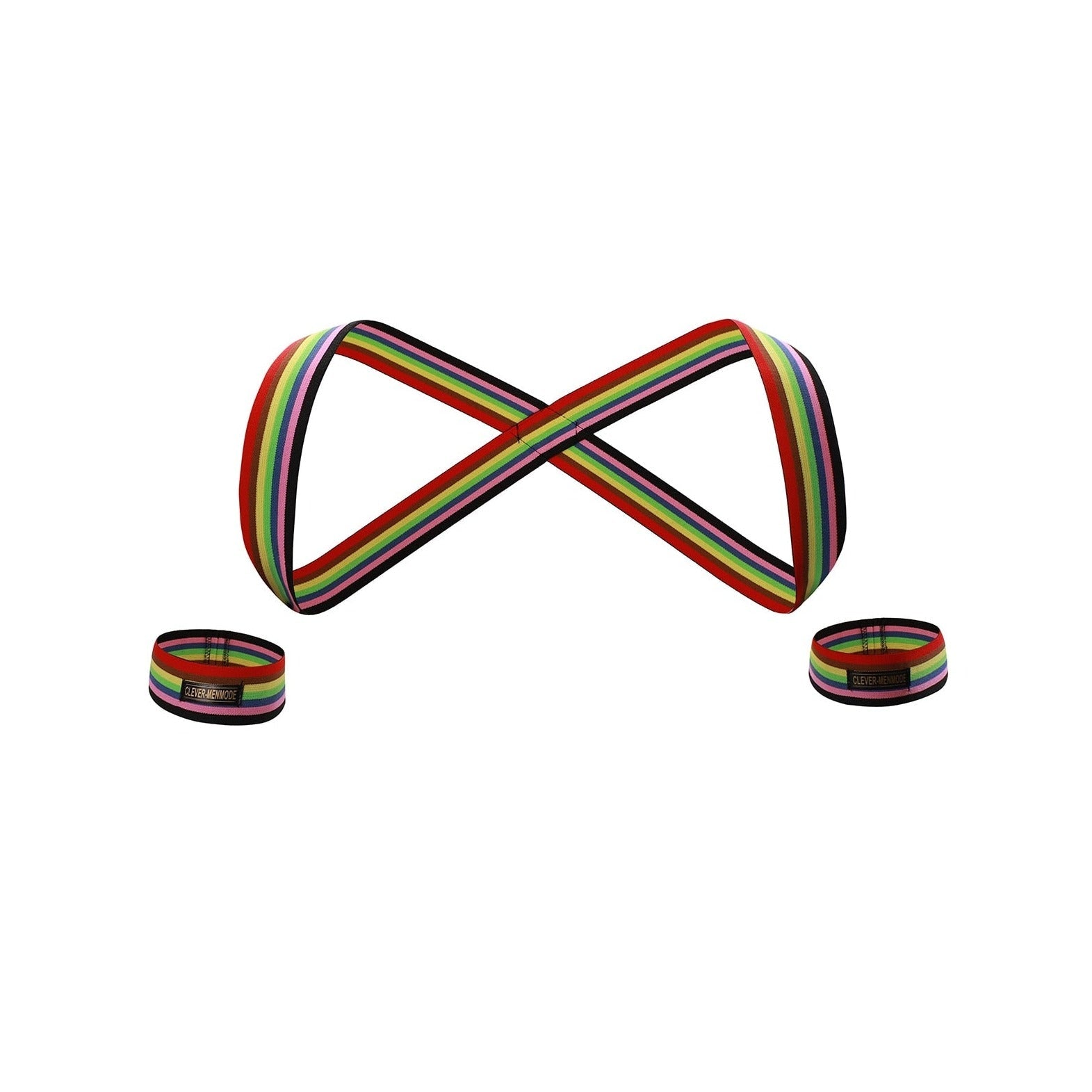 Rainbow Pride Elastic Chest Harness - Celebrate Your Identity