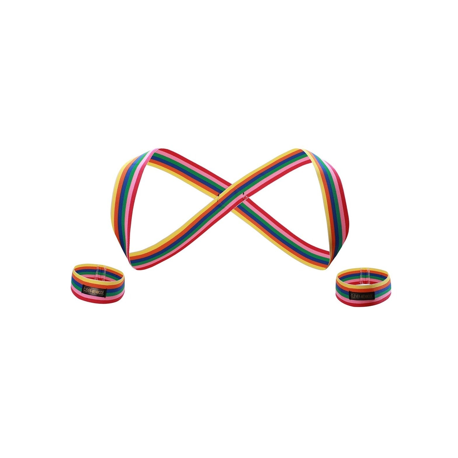 Rainbow Pride Elastic Chest Harness - Celebrate Your Identity