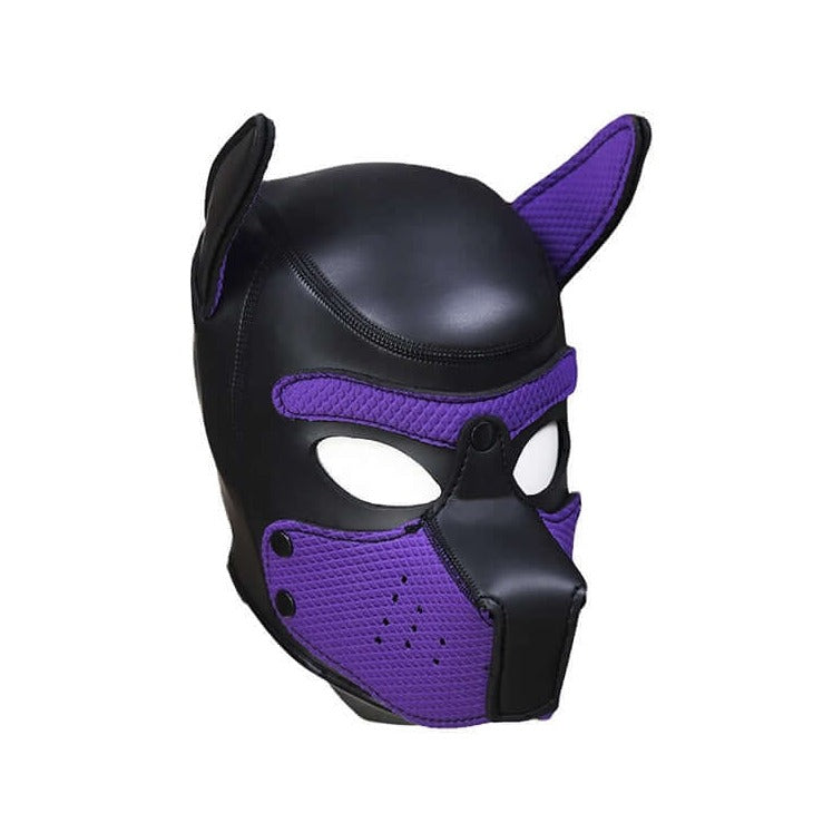 Gay Men Neoprene Alpha Puppy Hood for Kinks and Fetishes