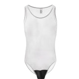 Men's One-piece Mesh Full Bodysuit - Provocative Design