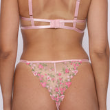 Floral Whisper Embroidered Lingerie Set - Delicate Pink