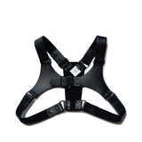 Men's PU Leather Adjustable Shoulder Harness - Dominant Style and Structure