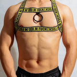 DM F*CK Gay Men Chest Harness - Ignite Your Passion