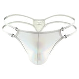 Men's Metallic Double Strap Thong - Bold and Daring