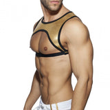 Men's Metallic Chest Harness - Shine Bright, Stand Out