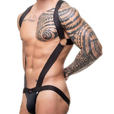 CLEVER-MENMODE Men's Elastic Jockstrap Harness