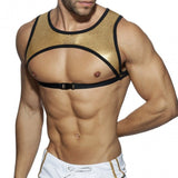 Men's Metallic Chest Harness - Shine Bright, Stand Out