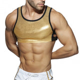 Men's Metallic Chest Harness - Shine Bright, Stand Out