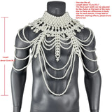 Regal Pearl Body Jewelry Harness - Dazzle Like Royalty