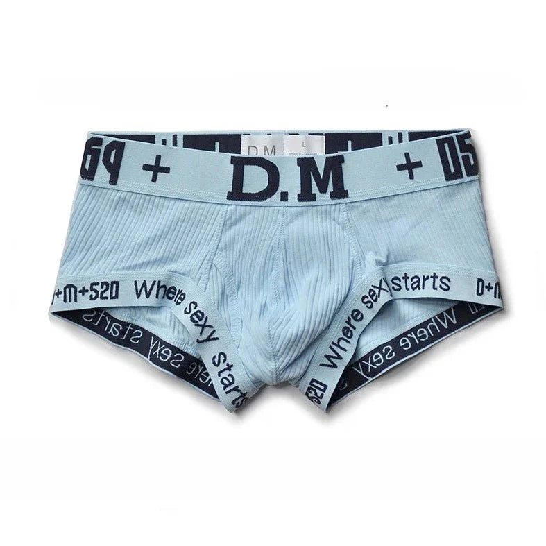 DM Men's Numbers Boxer Briefs - Playful and Stylish