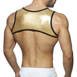 Men's Metallic Chest Harness - Shine Bright, Stand Out