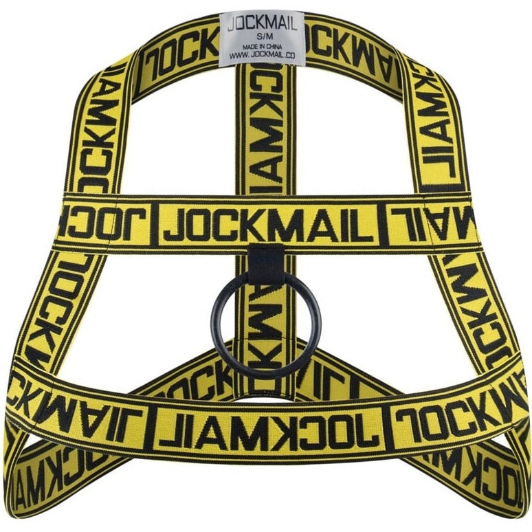 Jockmail Men's Letter Elastic Chest Harness - Elevate Your Allure