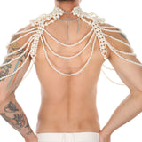 Regal Pearl Body Jewelry Harness - Dazzle Like Royalty