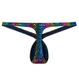 Jockmail Snakeskin Bare Thong - Bold and Eye-Catching