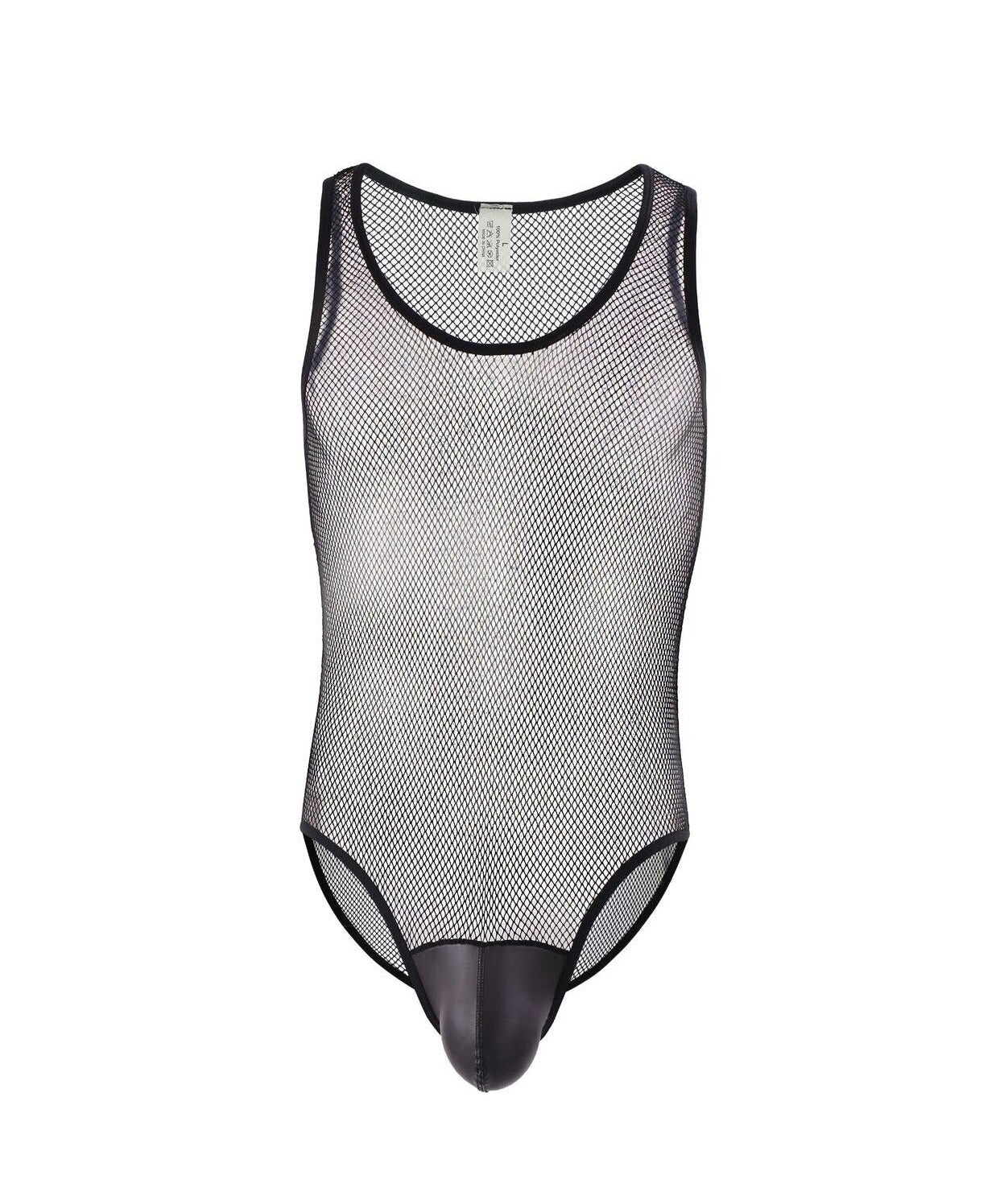 Men's Mesh Full Bodysuit - Intrigue and Seduction