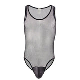 Men's Mesh Full Bodysuit - Intrigue and Seduction