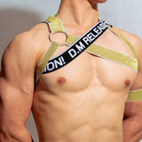 DM Men's Release Shimmer Chest Harness - Shine On