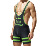 Striped Phenomenal Racerback Singlet - Dynamic and Vibrant Design